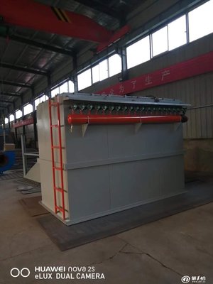 西峰市洗煤厂皮带输送机转运站点式除尘器效果说明书