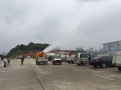 优道UD-30工地降尘喷雾装置 高效粉尘治理设备解析